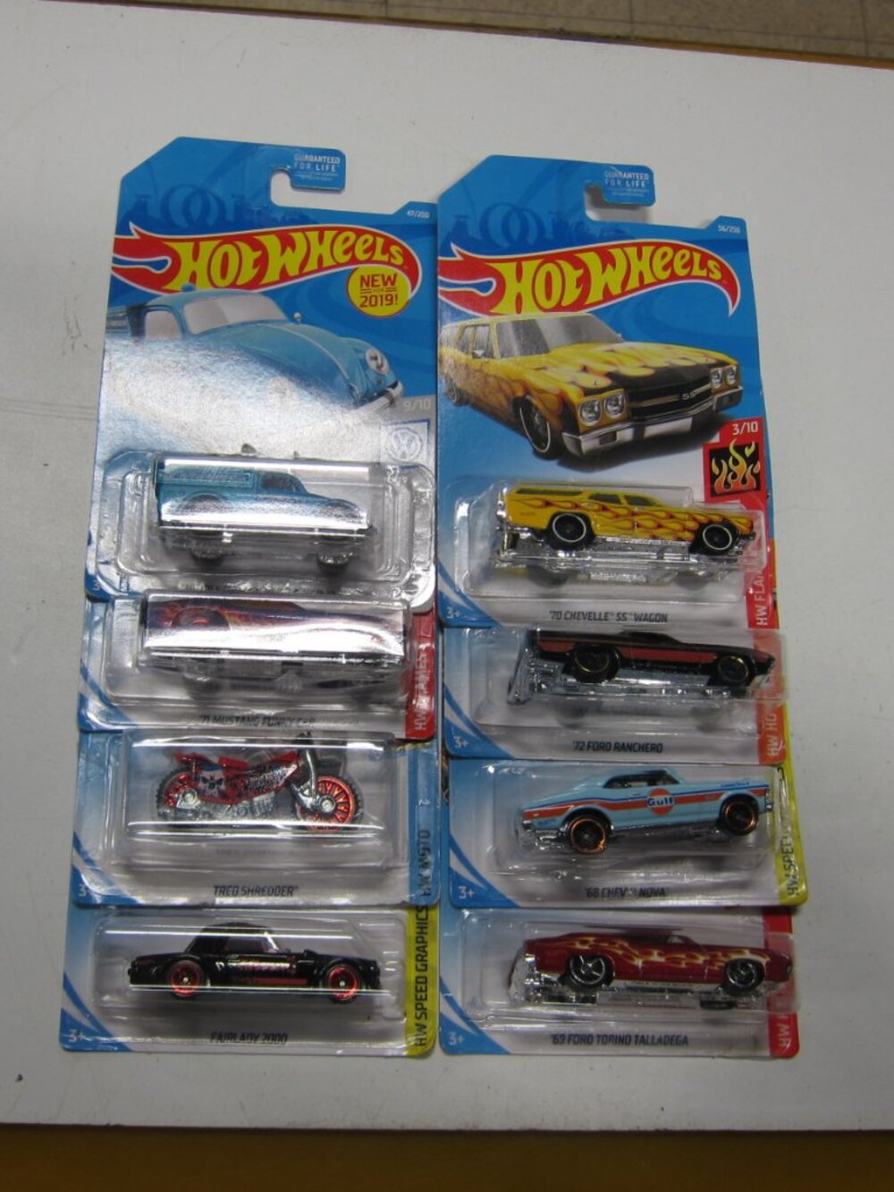 Hot Wheels by Mattel ( Lot of 8 ) NEW in Package ( See Description for List )